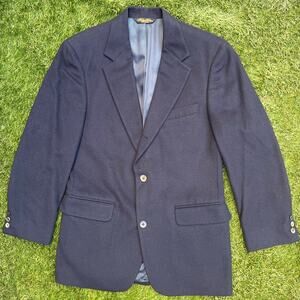 Brooks Brothers Classic Fit 100% Cashmere Single Breasted Sport Coat Blazer 39R